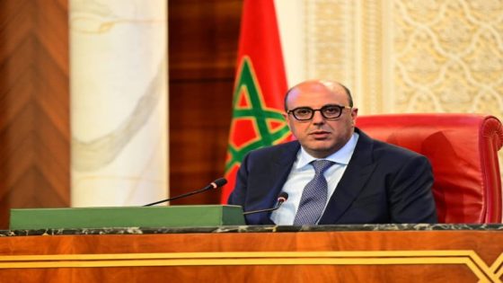 جلالة الملك يتلقى برقية ولاء وإخلاص من رئيس مجلس المستشارين