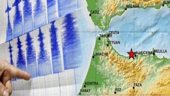 هزة أرضية بلغت 3.0 درجة بالحسيمة و النواحي