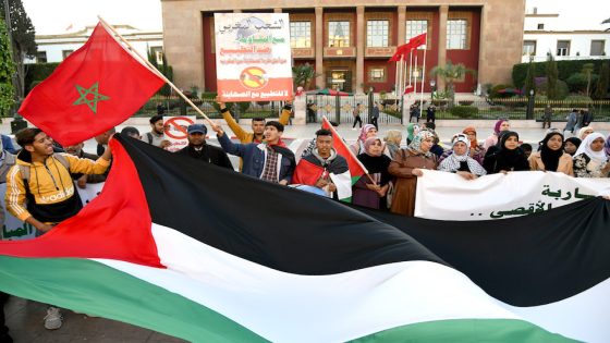 مظاهرات في المغرب ترفع صوتها من أجل فلسطين