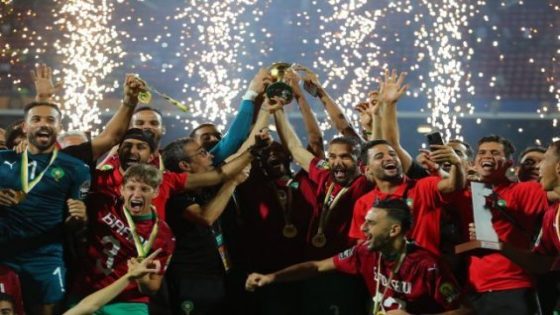 المنتخب المغربي للمحليين يتوج بكأس إفريقيا