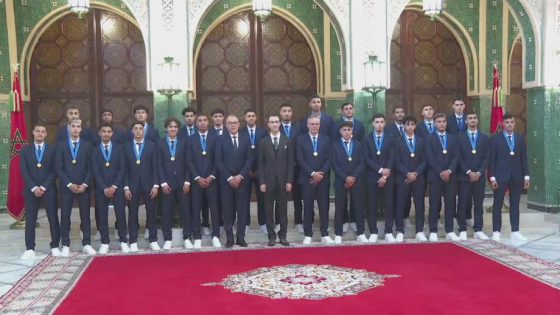 بتعليمات ملكية: الأمير مولاي الحسن يترأس حفلا أقامه جلالته على شرف أعضاء المنتخب الوطني لأقل من 20 سنة