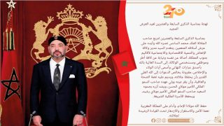 تهنئة السيد مدير وكالة الإنعاش و التنمية الإقتصادية و الإجتماعية لأقاليم جنوب المملكة إلى صاحب الجلالة بمناسبة الذكرى 27 لعيد العرش المجيد