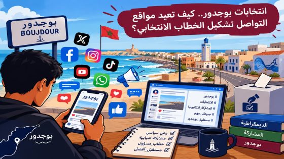 انتخابات بوجدور.. كيف تعيد مواقع التواصل تشكيل الخطاب الانتخابي؟