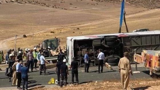 حادث انقلاب حافلة بالحسيمة ينهي الرحلة بإصابات في صفوف المسافرين