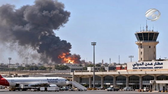 إعلام يمني: الحوثيون يستهدفون محيط مطار عدن بصاروخ باليستي